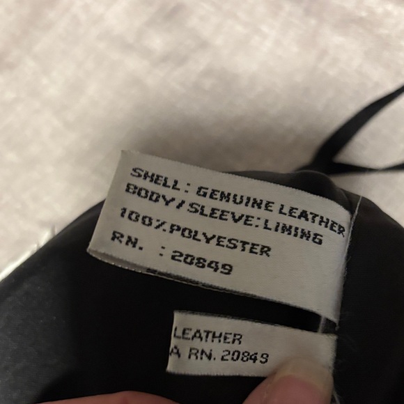 Vintage Benard Couture Genuine Black Leather Pants - Picture 7 of 8